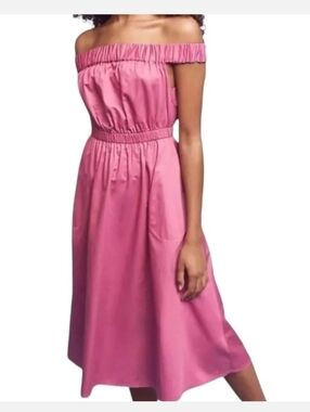Anthropologie Mona Off the Shoulder Dress Maeve size XL
